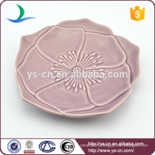 Flower Design Ceramic Dish For Decoration